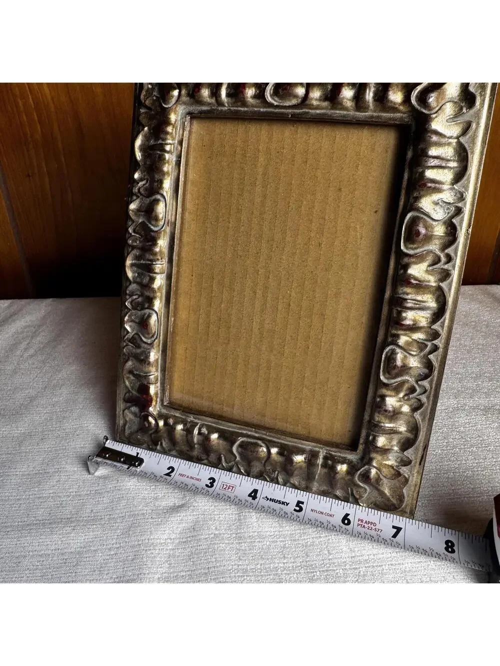 Vintage Ornate 5x7 Picture Frame Heavy Duty Metal Tabletop Frame